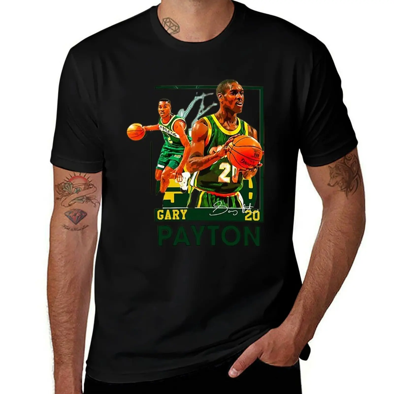 

Gary Payton Gary Payton Fan T-Shirt mens graphic t shirts t shirts for man graphic tees T-Shirt