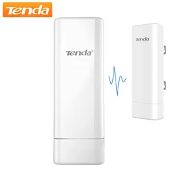 Tenda O3 2.4GHz Wifi Outdoor CPE 150Mbps 12dBi 5km+ Range Wireless Bridge PoE Powered IP64 Weatherproof 6KV Lightning Protection