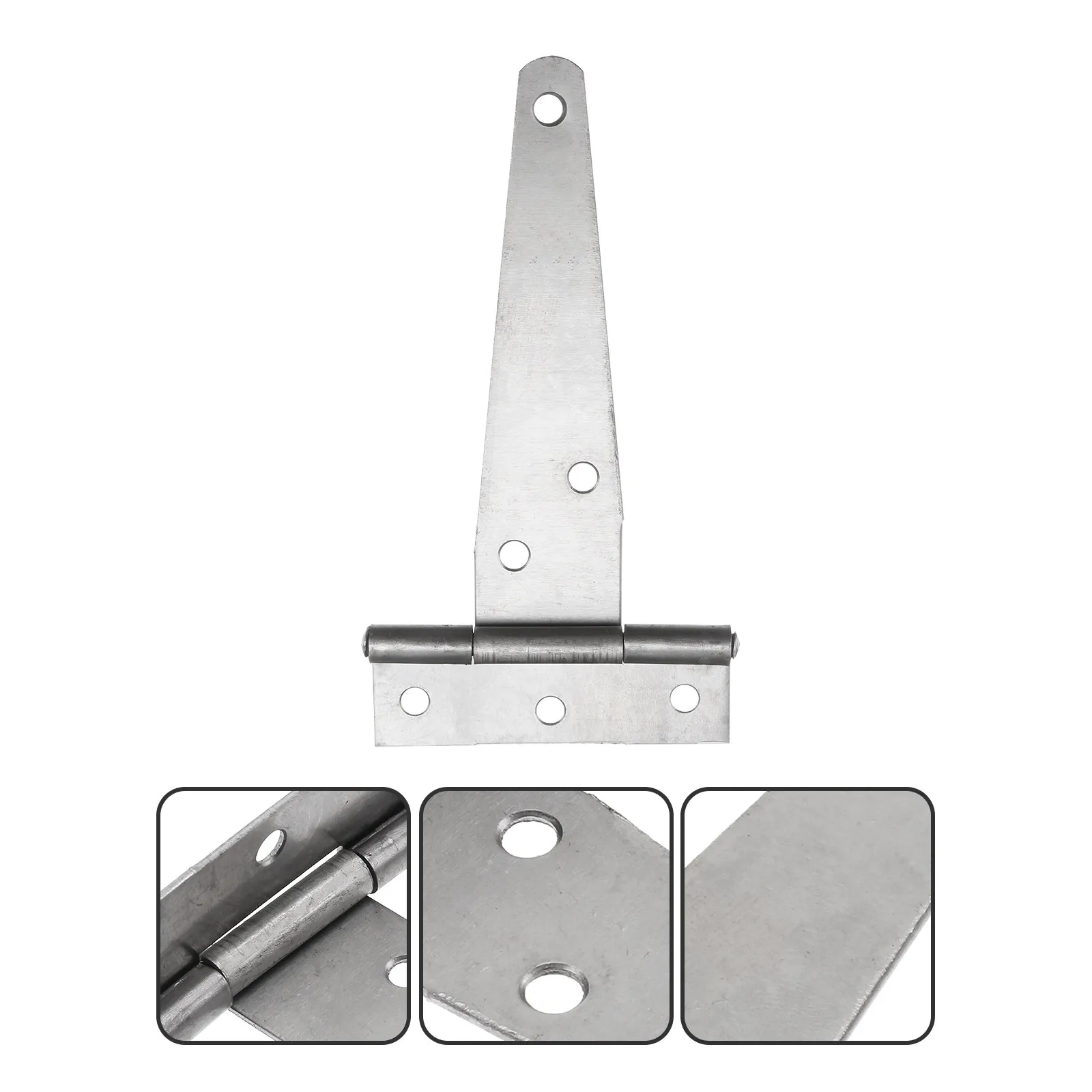 

6 Pcs Cabinet Hinge Furniture Door Accessory Thickened Shaped Replacement Silver Sturdy Part