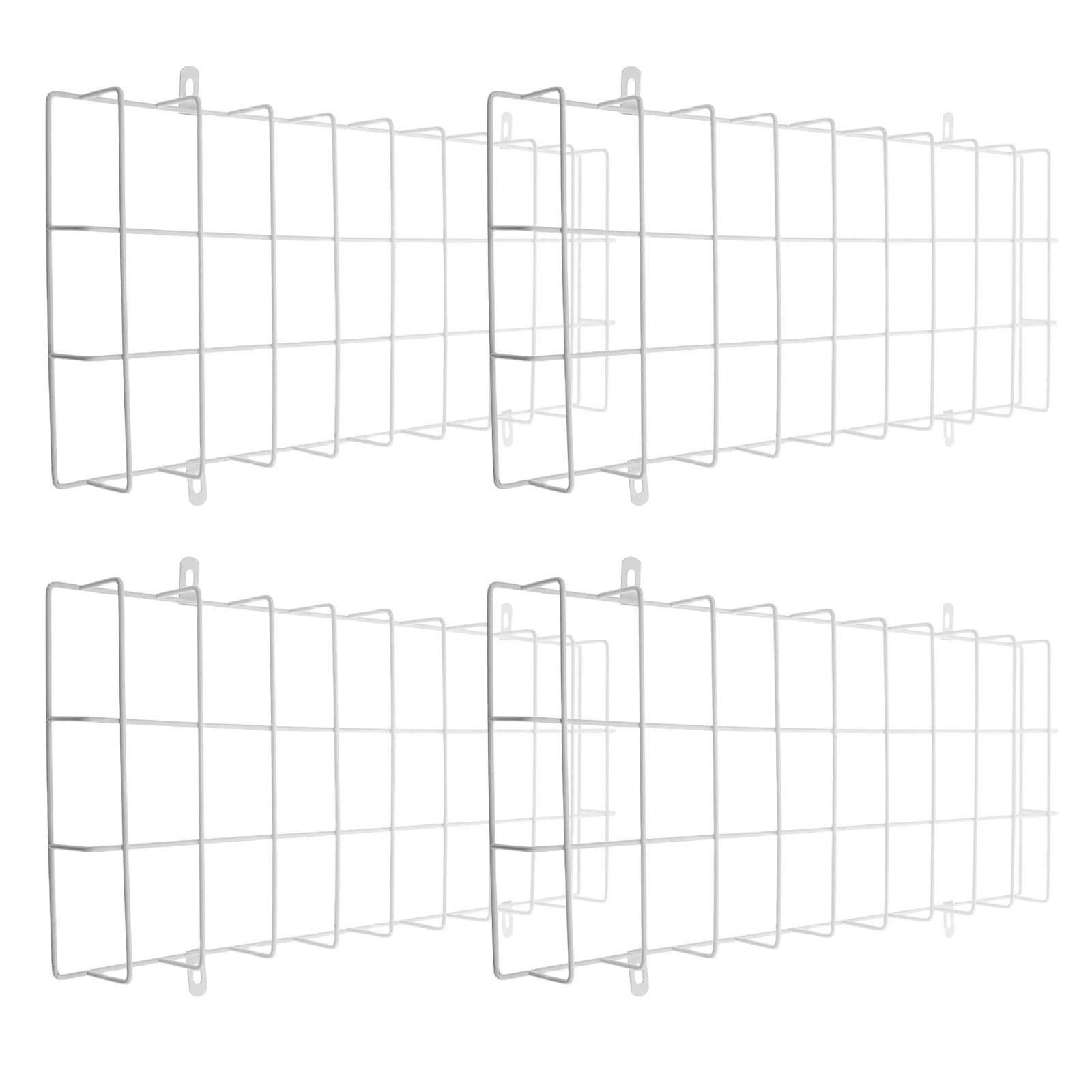 4Pcs Emergency Light Protective Cage Impact Resistant Quick Installation Wall Mounted Wire Guard Exit Sign Safety Metal Wire