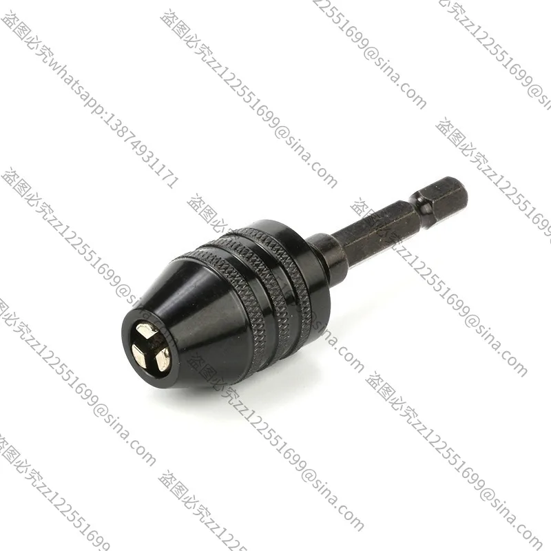 Suitable for 0.3-6. 5mm Quick-change Hexagonal Shank Three-jaw Self-centering Twist Drill Chuck 3.6 Electric Grinder Drill Chuck