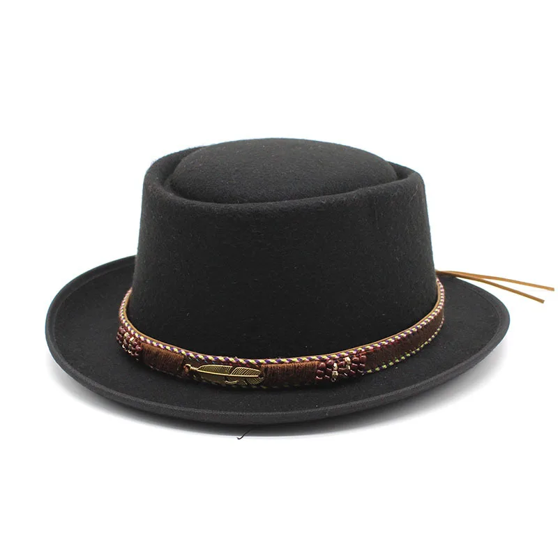 Autumn And Winter Men S And Women S Fur Felt Hat European And American Style British Gentleman Hat Billycock Casual Bowler Hat