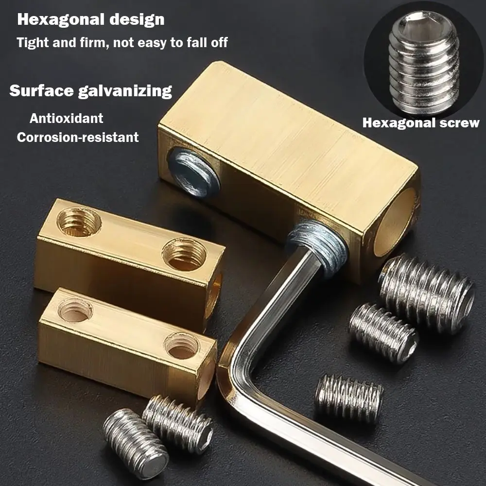 With Heat Shrink Tubing Brass Terminal Block Pressure Free Waterproof High Power Splitter High Current Fast Connector Electrical