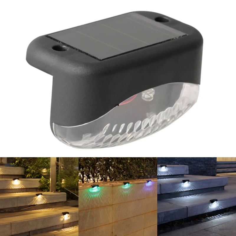 

LED Solar Lamp Stair Street Led Light Outdoor Waterproof Garden Passage Courtyard Terrace Guardrail Step Light Landscape Light