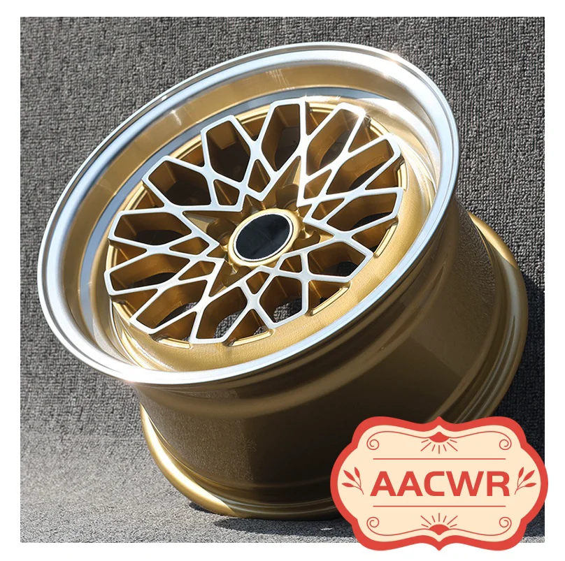 040 Gold Color Deep Edge 15 Inch 15x8.0 4x100 Car Wheels Alloy Rims For Honda