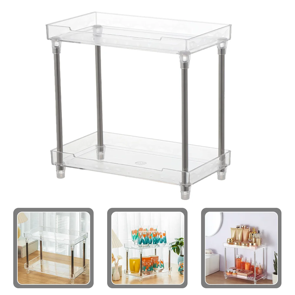 

Shoe Multi-layer Storage Rack Cabinet Organizer Shelf Stainless Steel Multilayer Perfume Bathroom Holder