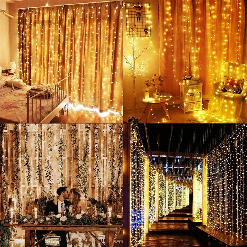 ไฟสายแบบเทพนิยาย LED, ไฟหิ่งห้อยตกแต่งเทศกาลในบ้านไฟสายแบบเทพนิยาย LED สีขาวอบอุ่น