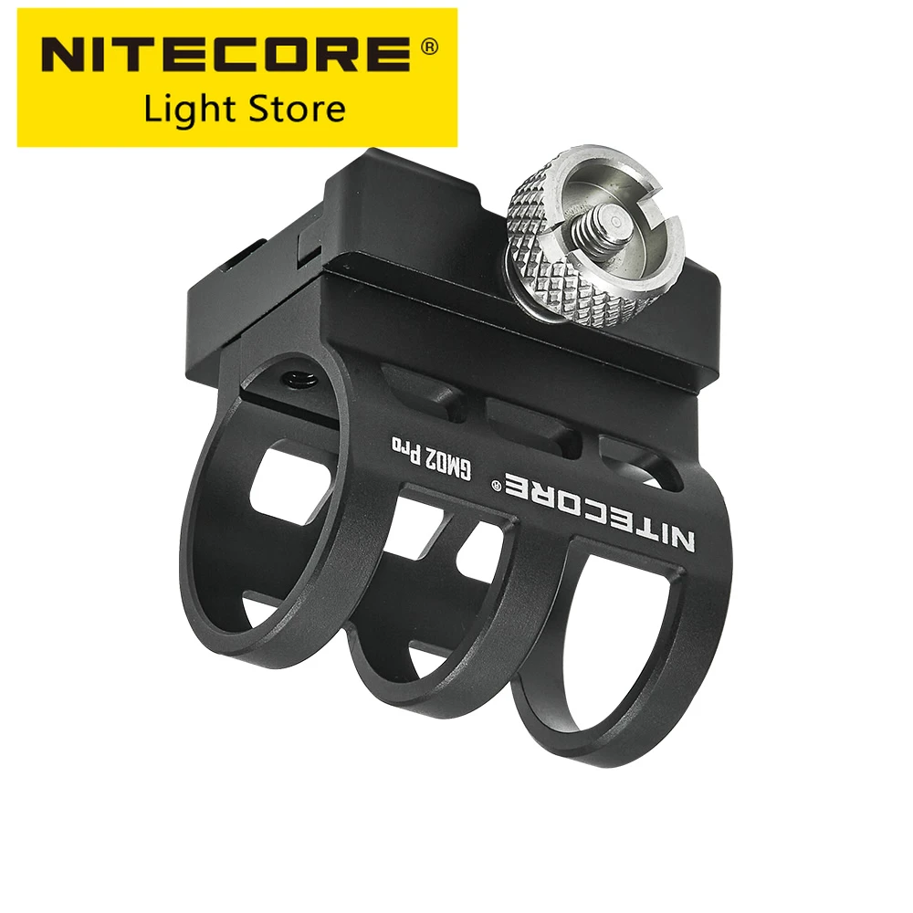 Nitecore-純正アルミニウム合金懐中電灯アクセサリー,gm02 pro,Waepon-Mount, 25.8-26.5mm,mh25pro,mh12pro,srt7i,srt6i,純正