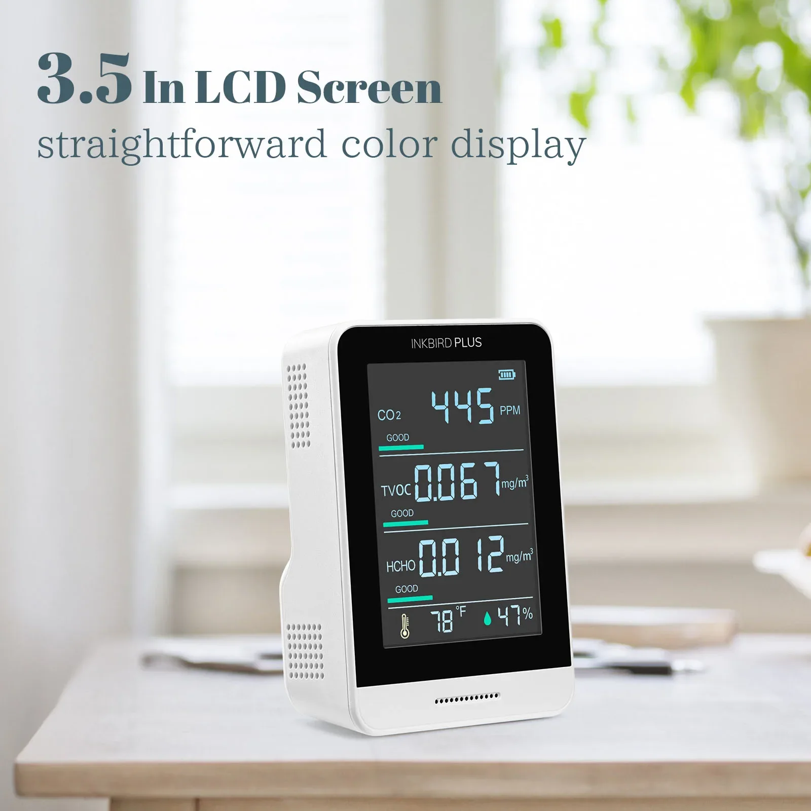 Co2 Detector temperature and humidity sensors