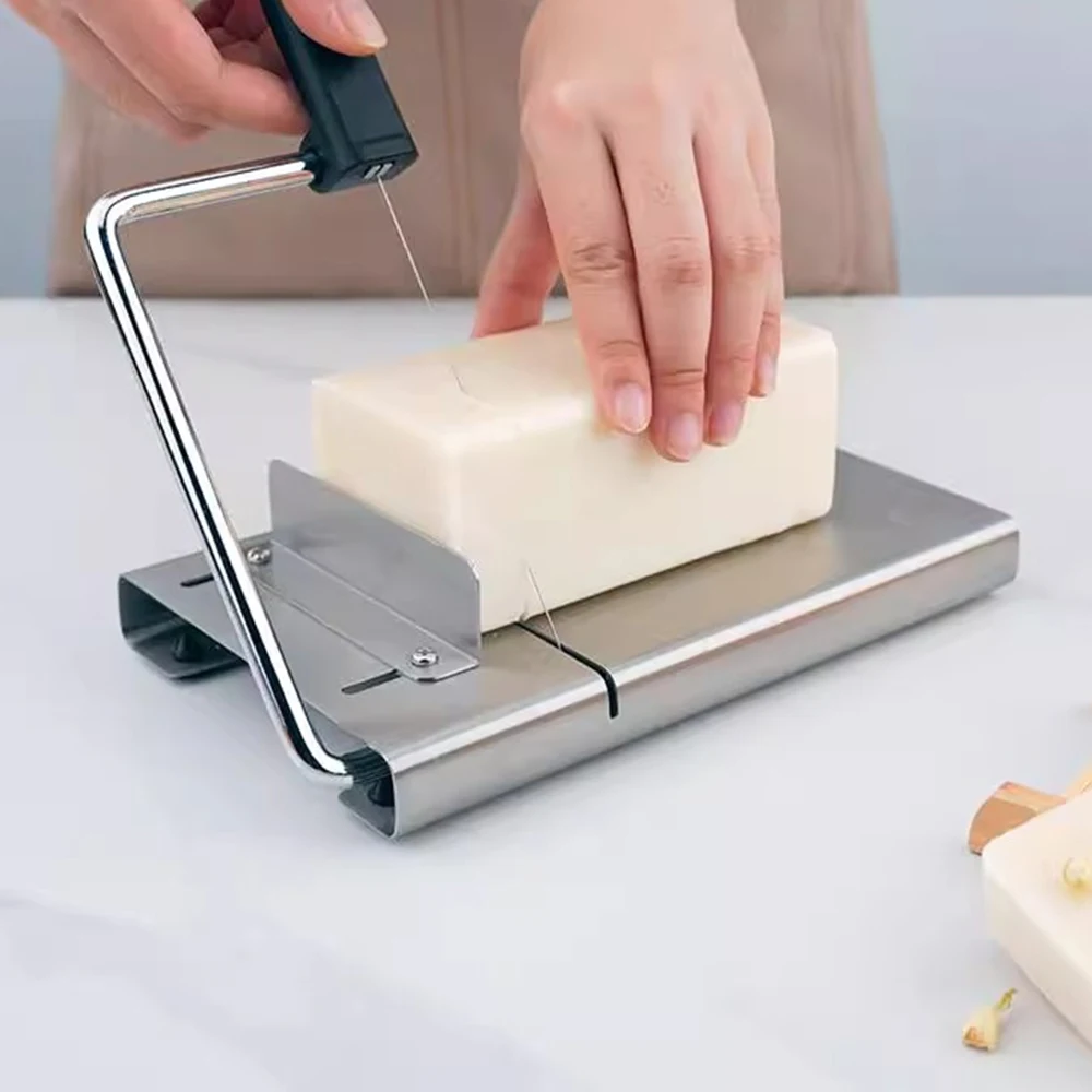 

Регулируемый нож для нарезки мыла ручной работы, сыра и масла с измерительной шкалой