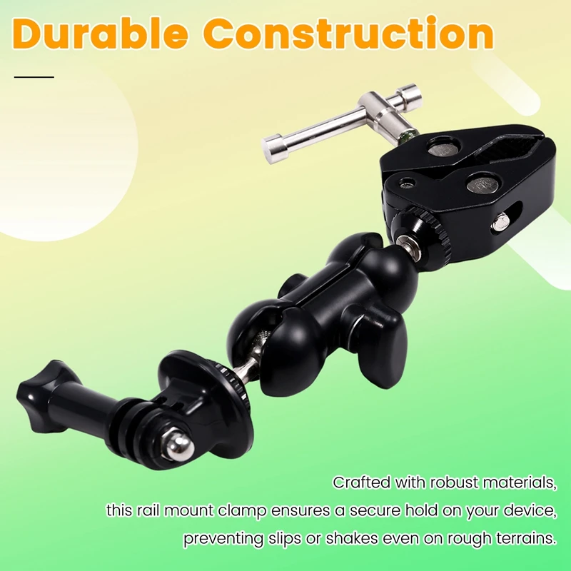 รถจักรยานยนต์จักรยาน Mount CLAMP Universal Bracket กล้อง DSLR Magic ARM สําหรับกล้อง Action