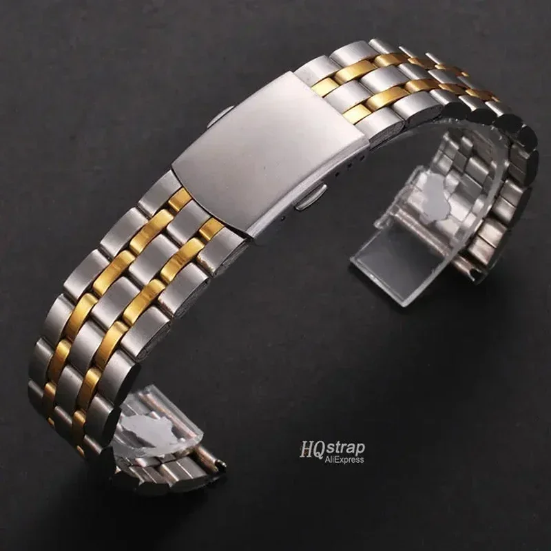 Stainless Steel Bracelet for Rolex Universal Replacement Watchband for Seiko 18 20 22mm Smartwatch Wristband Strap Accessories