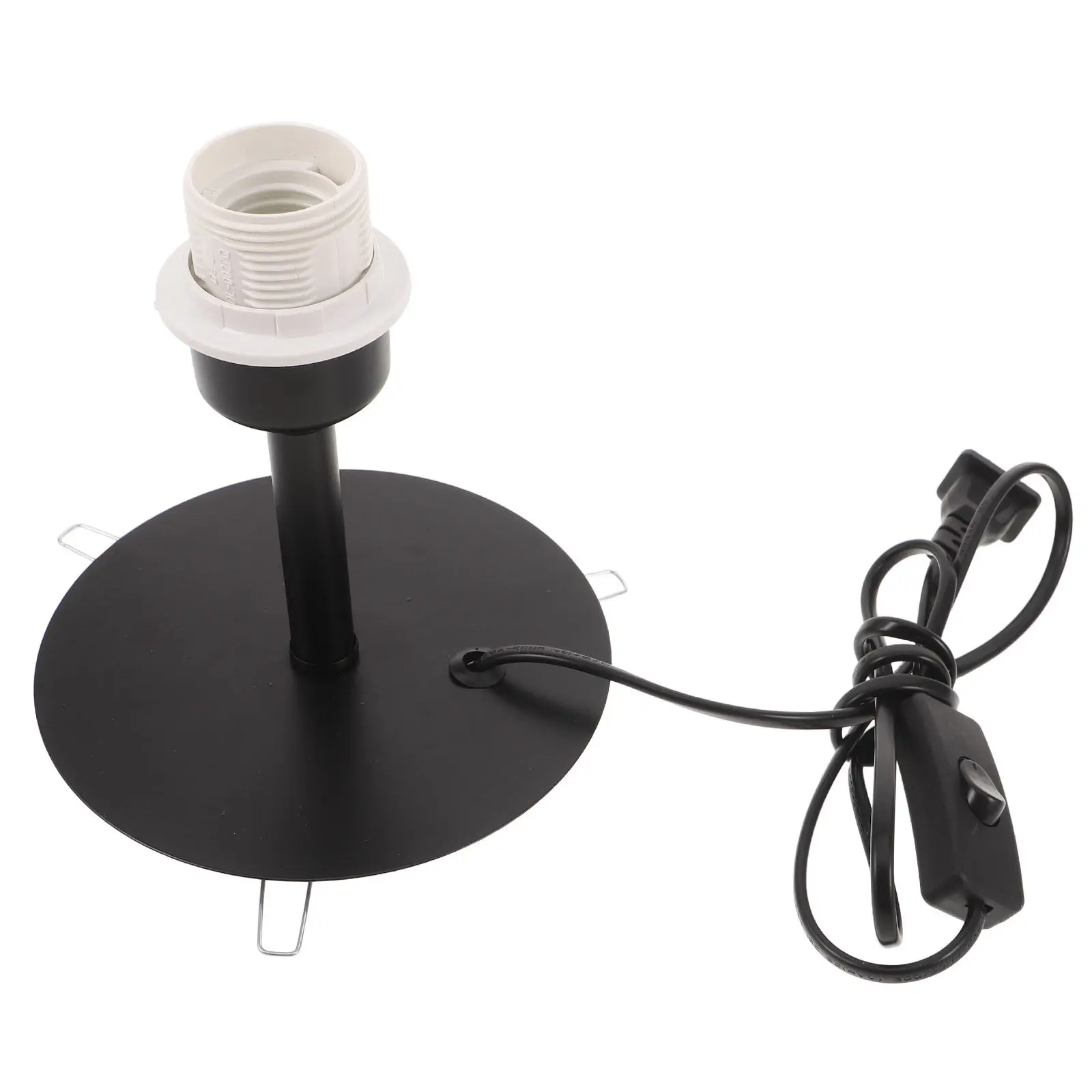 

E27 Lamp Holder Metal DIY Table Lamp Base for Ceramic Vase Conversion Desktop Light Socket Screw Bulb Holder Adapter