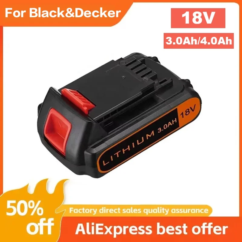 Gran venta 18V 3.0Ah BL2018 reemplazo para Black & Decker 20V batería máxima de litio LBXR20 LB20 LBX20 LST220 LB2X4020 Cordles