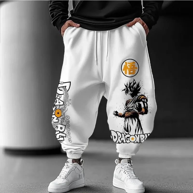 Dragon Ball Japanese 2025 New Hot Animation Wukong Peripheral Pure Cotton Loose Sports Trousers Men's Women Hip Hop Leggings