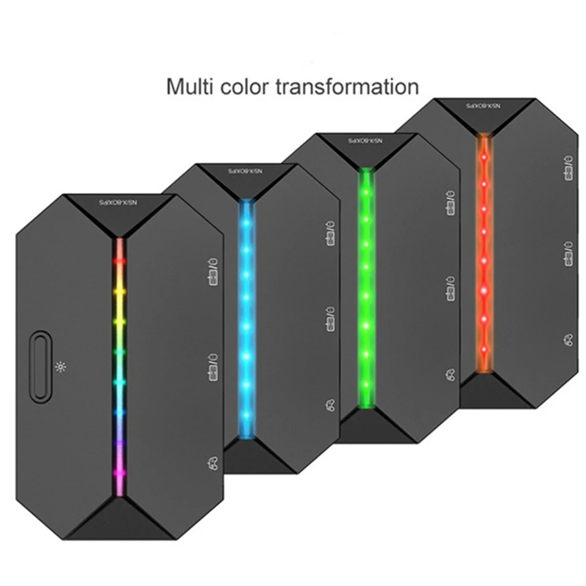 ABGN G6L Conversor de teclado e mouse para jogos Adaptador de controlador móvel com fio portátil para interruptor