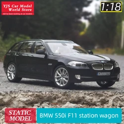 NOREV (OEM) 1:18 FOR BMW 550i F11 Crock BMW 5 Series station wagon Car model Metal static decoration holiday gift