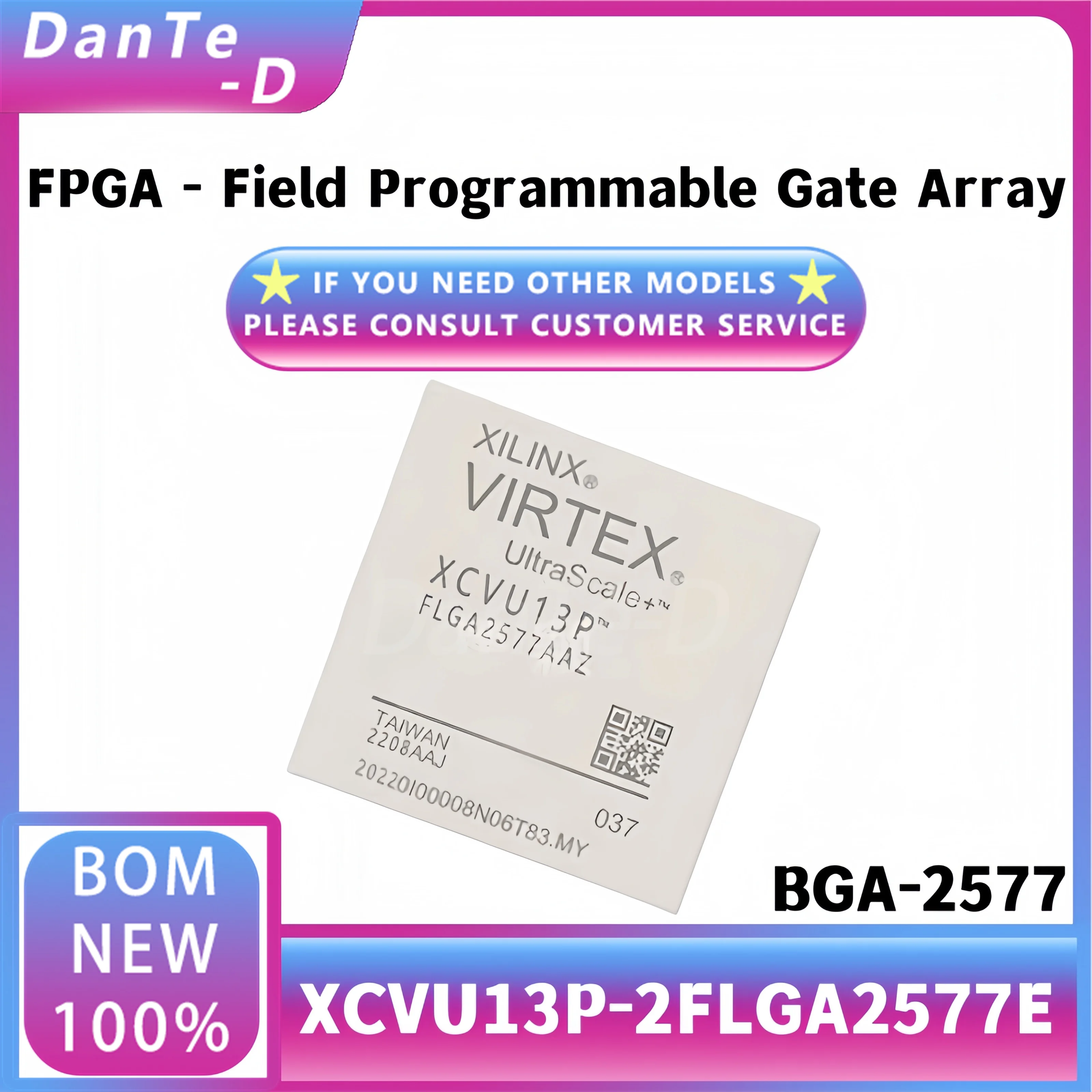 

XCVU13P-2FLGA2577E/I BGA-2577 FPGA-оригинальный подлинный программируемый затвор для поля