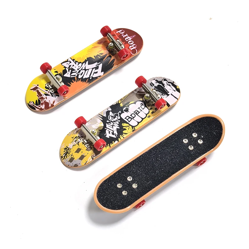 1/3 قطعة ألعاب تزلج صغيرة للأصابع سكوتر إبداعي ألواح أصابع سبيكة + لوح تزلُّج بلاستيكي ألعاب للأطفال الأولاد هدايا #5