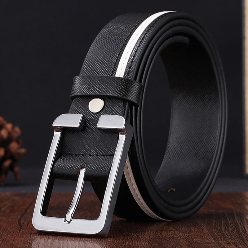 Men’ s Belt Male High Quality Leather Belt Men Male Genuine Leather Strap Luxury Pin Buckle Fancy Vintage Jeans Free Shipping