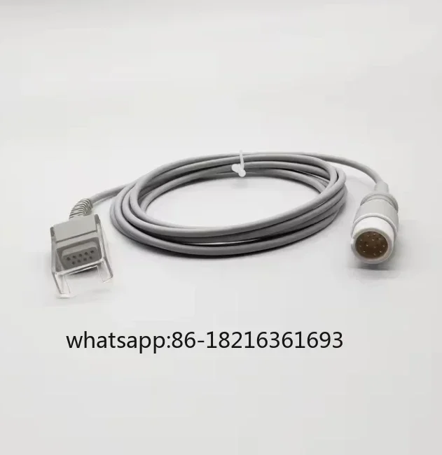 3pcs 12pin Comen SpO2 extension adapter cable,8ft,DB9 New