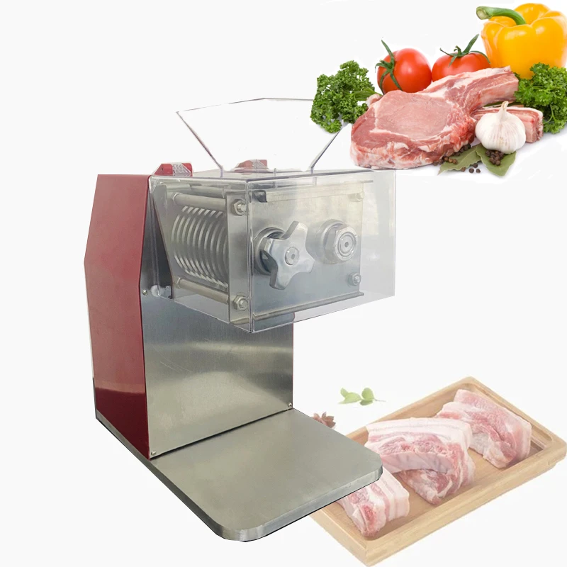 Luxury Meat Slicing Machine Stainless Steel Automatic 1100W Pork and lamb Slicer Dicing Machine Meat cutting machine