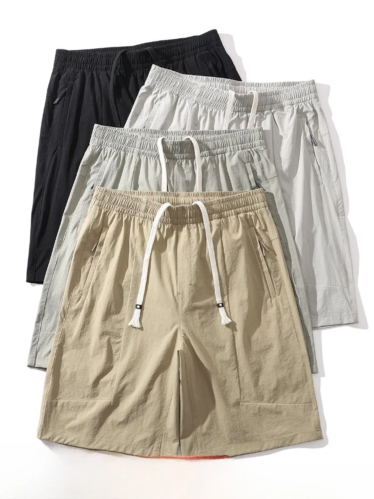 Quick Dry Breathable 3D Tailored Men's Outdoor Casual Shorts Summer Urban Commuting Series Fashionable Urban Style Straight Leg