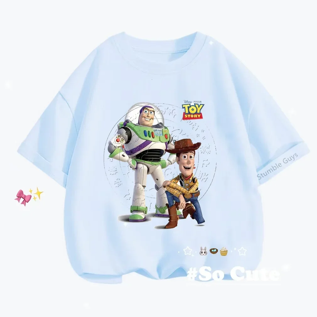 Camiseta de Toy Story Woody para niños، سترة غير رسمية من المانجا كورتا كون إستامبادو دي دي ديبوجوس أنيمادوس2025