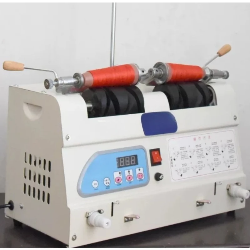 Automatic Thread Winder Rewinder Machine, Computer‑Controlled Threading Equipment for Embroidery & Garment Factory
