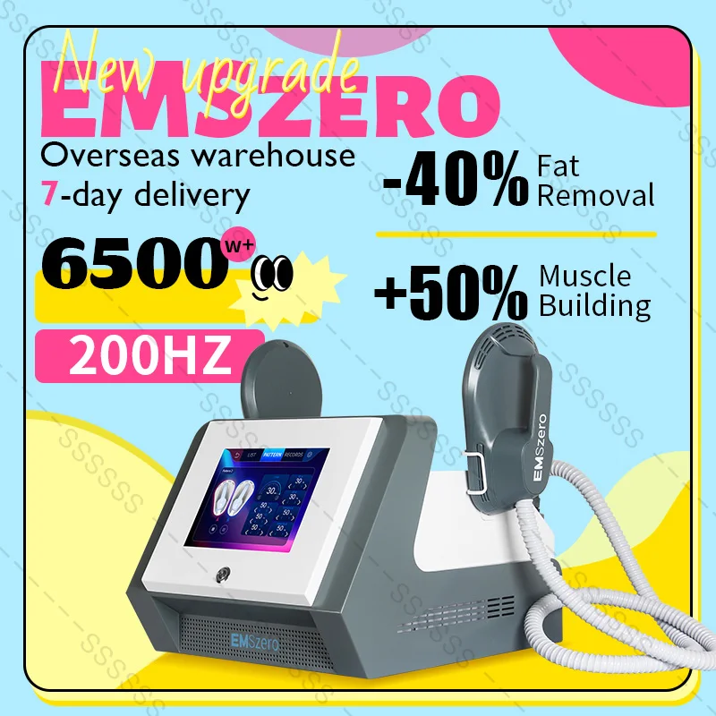 NEO Black RF Machine 6500W 2025 Fat Body Slimming Technology Muscle Stimulation Sculpting EMSZERO