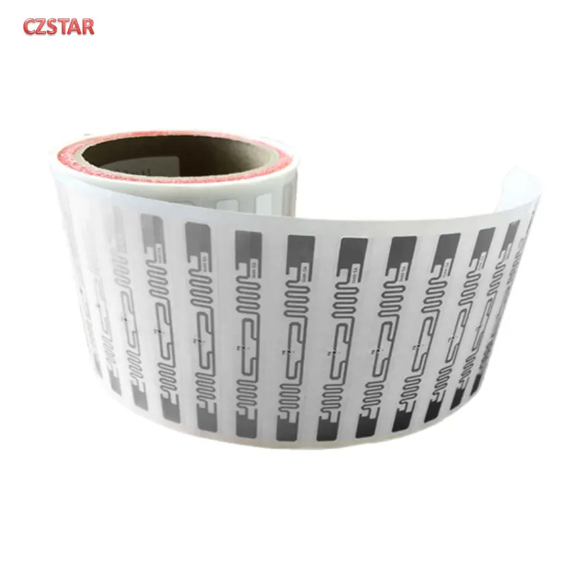 50 stks alien chip lange afstand antenne rfid tag 1-30 m passieve ISO18000-6C EPC global gen2 uhf rfid tag natte inlay sticker lijm