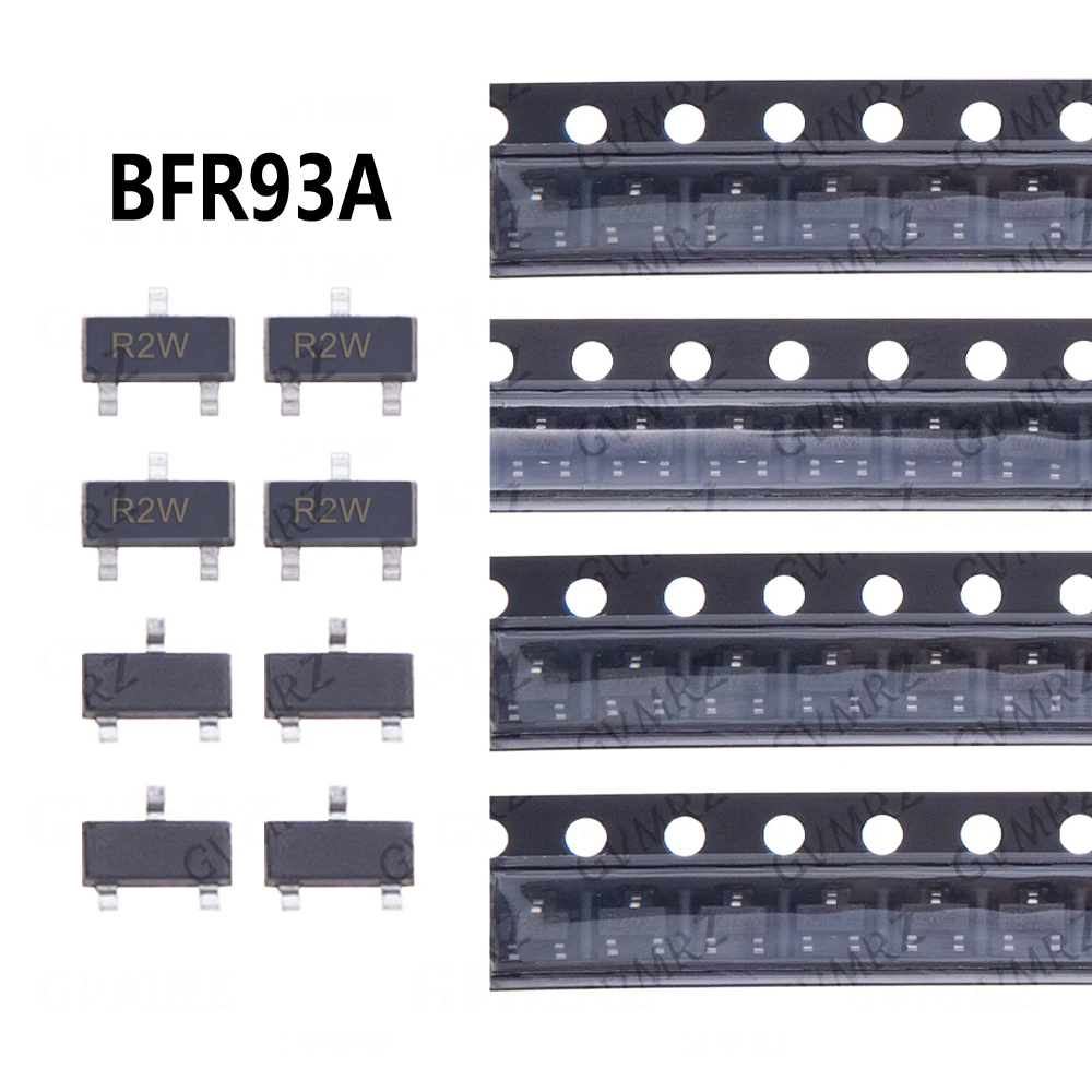 10/20PCS BFR93A SOT23 BFR93  Bipolar Small Signal Transistor R2W