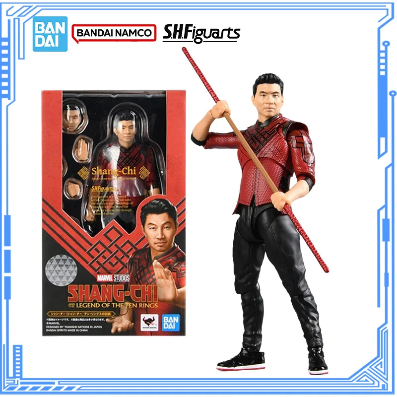 

Bandai Genuine Shang-Chi and the Legend of the Ten Rings Model Kit SHF Shang-Chi Action Figure Collection Model for Toys Gifts