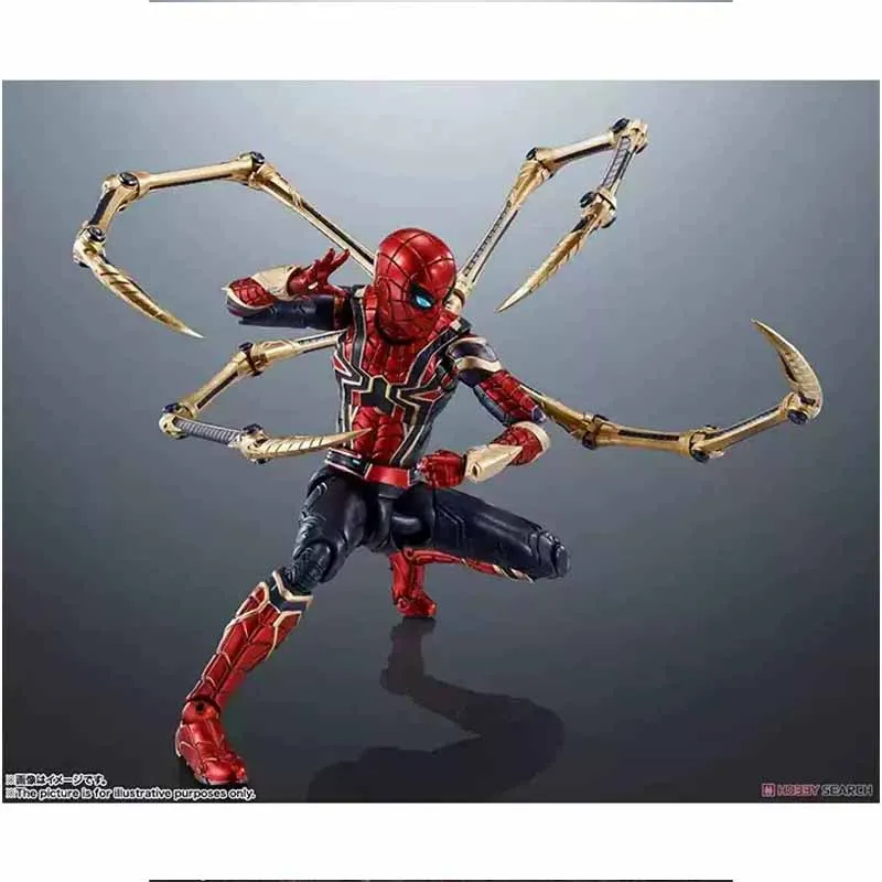 IN MAGAZZINO Bandai SHF con licenza ufficiale Spider-Man: No Way Home SPIDER-MAN Anime Action Figures Giocattoli per ragazzi/ragazze/regalo per bambini