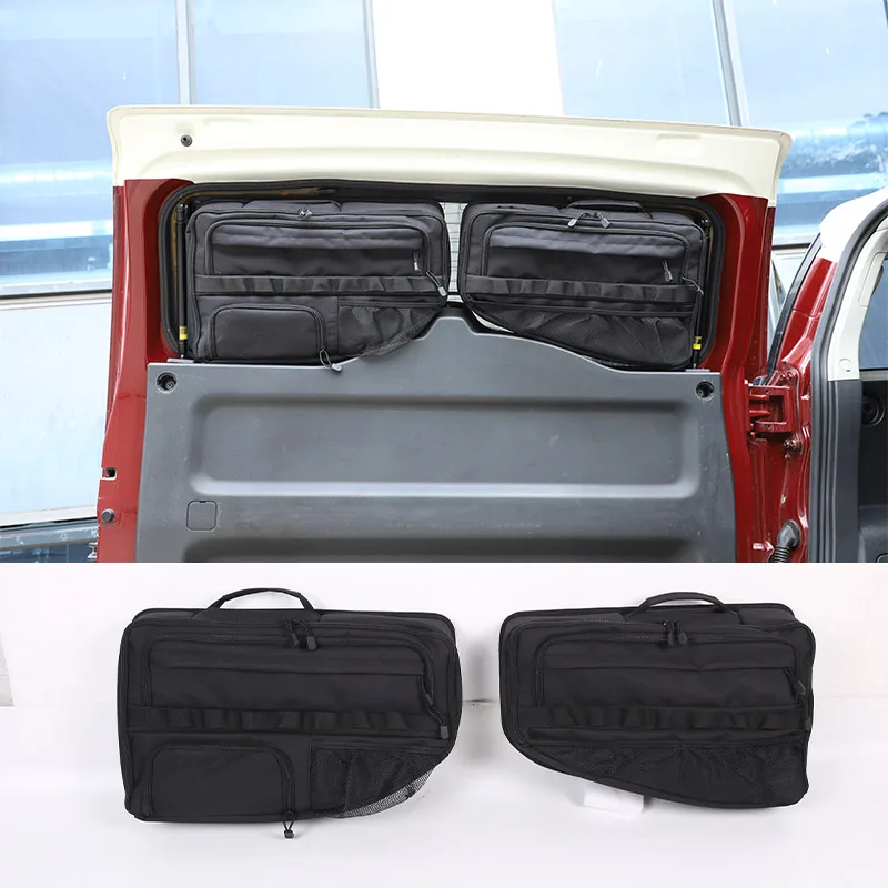 For Toyota FJ Cruiser 2007-2021 Car Tailgate Window Storage Bag Multi functional Tool Storage Bag Car Accessories