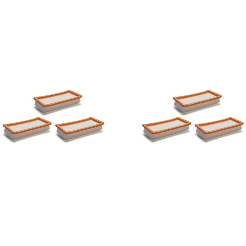 SANQ 6Pcs/Lot Washable Filter For Karcher DS5500,DS6000,DS5600,DS5800 Robot Vacuum Cleaner Parts 6.414-631.0 Hepa Filters