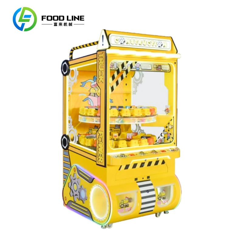 FOODLINE Hotel Lobby Commercial Claw Machine Coin Doll Grabber Stable Structure LED Lighting Amusement Game Unit