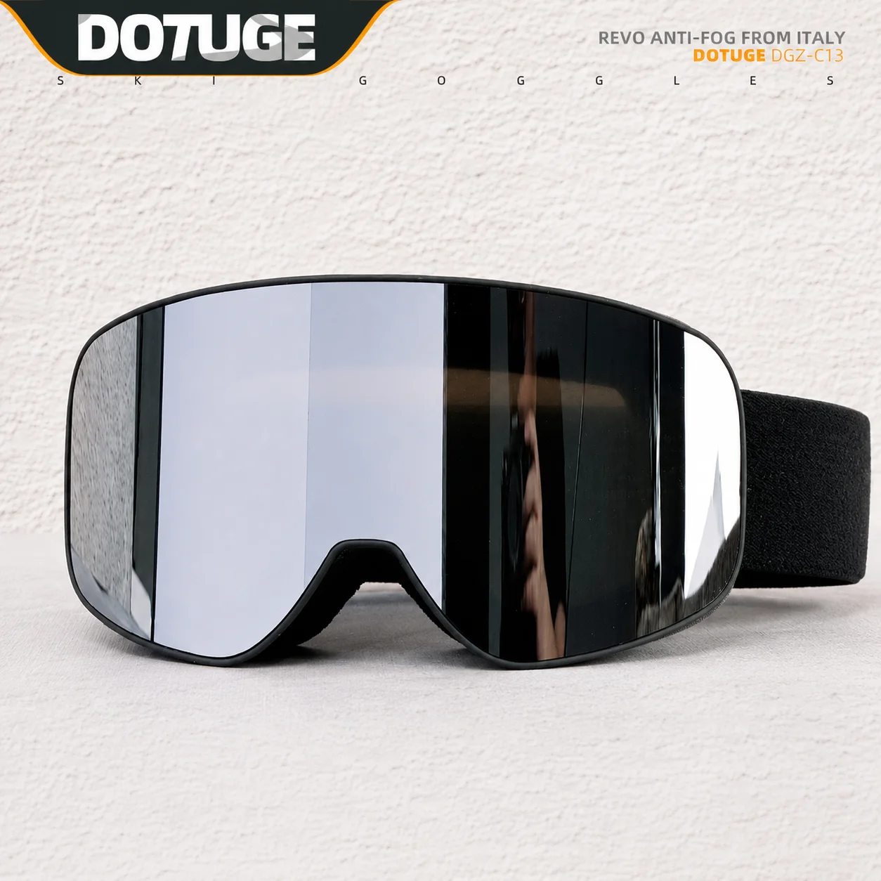 Cylindrical Ski Goggles Double Layer Anti-Fog Windproof UV Protection OTG Snowboard Eyewear for Men Women Skiing Mountaineering