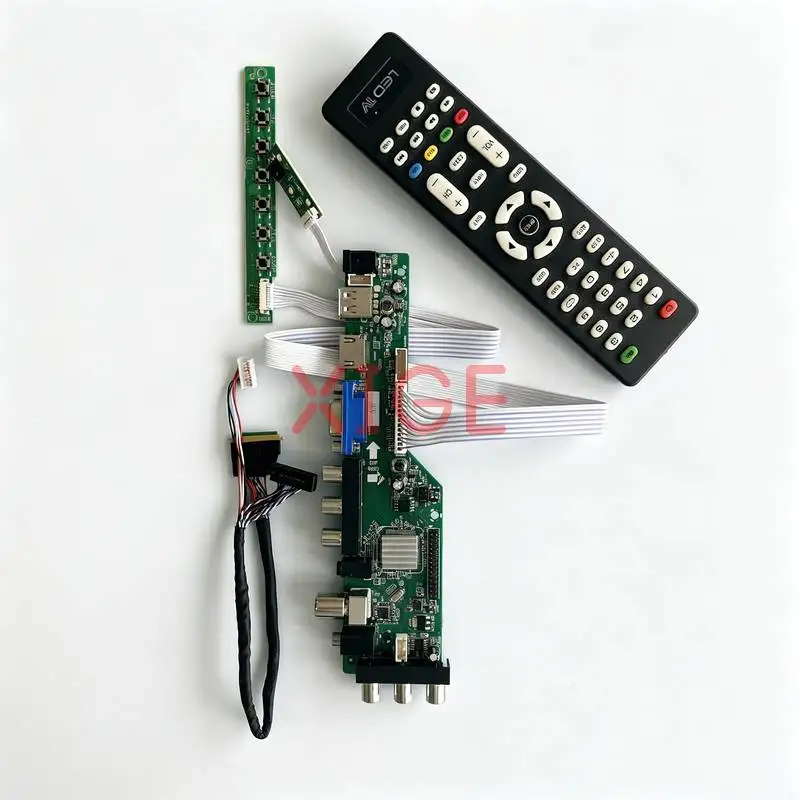 

Drive Board Fit LTN156AT23 LTN156AT27 LTN156AT24 LTN156AT26 LVDS-40 Pin Laptop Monitor DVB/USB/AV/VGA/HDMI 1366*768 1366x768 Kit