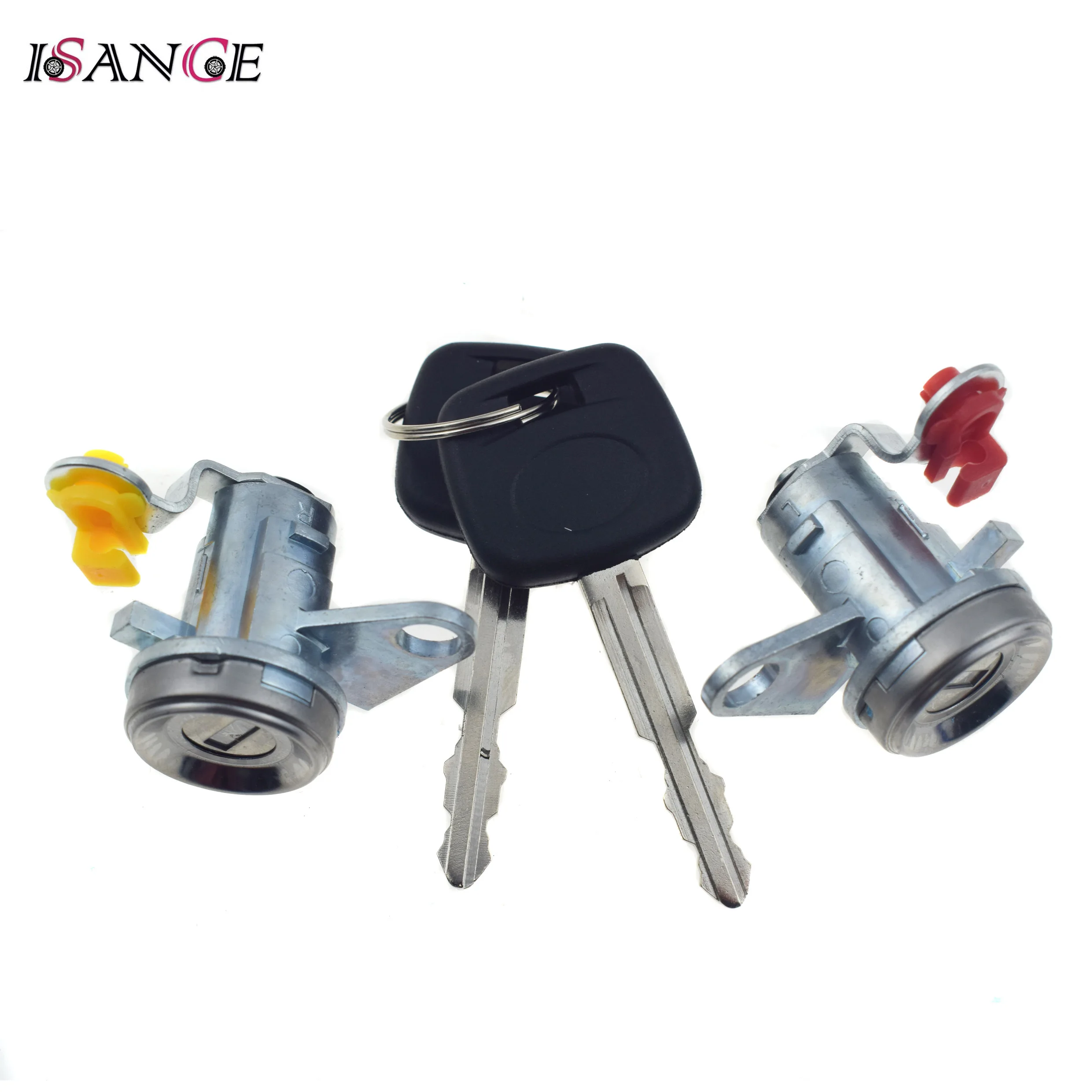 69051-42060 69052-42060 For 1996-2004 Toyota RAV4 2.0L 2.4L Door Lock Cylinder w/ Keys Key L & R Set 6905142050 6905242060