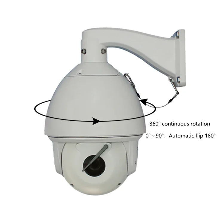 2023 recém lançado 5.0mp 7 polegadas 33x Ptz Ip Ir Speed Ptz Dome Camera Poe Audio Ip66