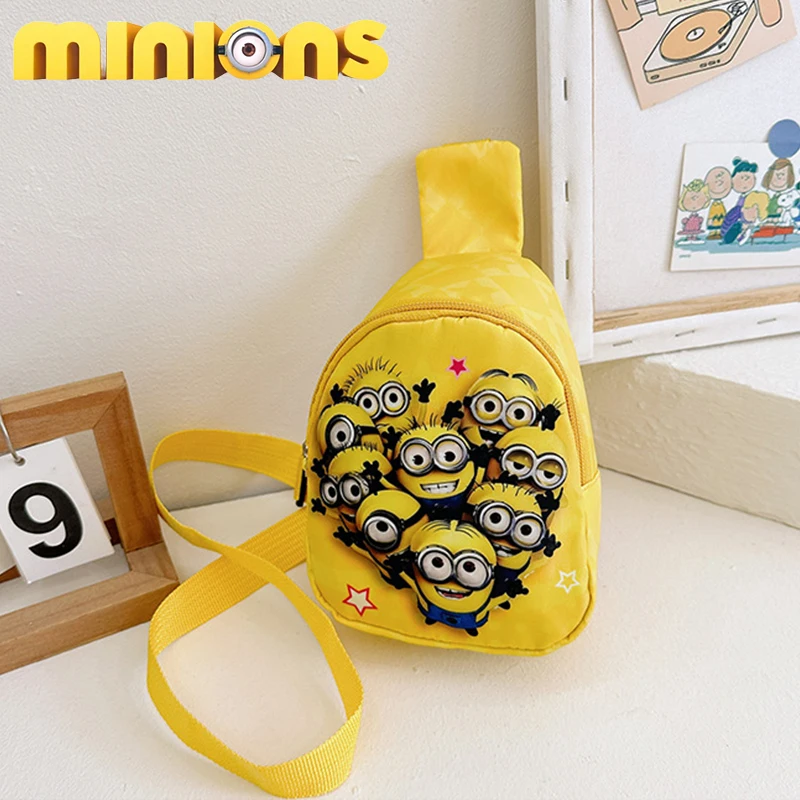 Hurtownia Minionki Torba na klatkę piersiową Anime Filmy Despicable Me Plecak Kawaii Minion Torba na ramię Torby dziecięce Podróżny prezent Crossbody