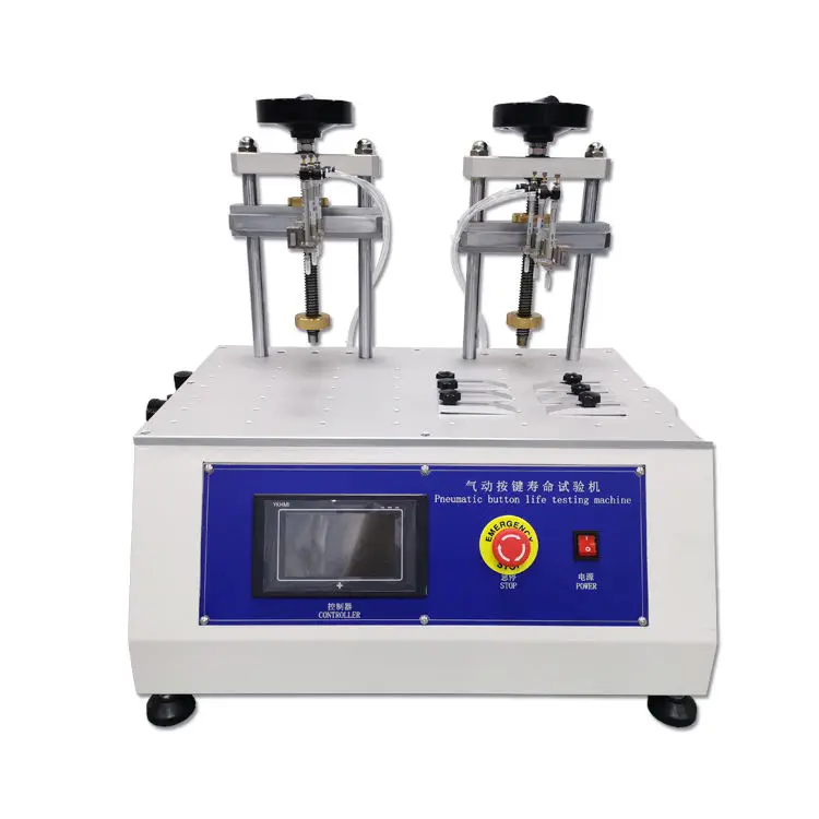 High-Precision Automatic Pneumatic Button Durability Tester with IP55 Protection and 220V for Switch/Keyboard Life for
