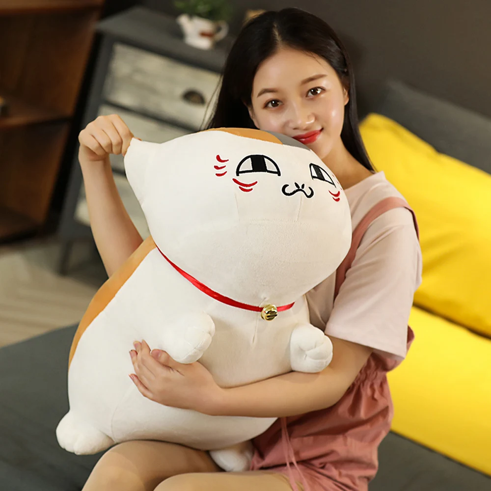 Jouet en peluche Squishy Pussy Cat pour enfants, gros jouet en peluche Chonky, Natsume Yuujinchou, coussin Sensei Nyanko, oreiller créatif, poupées Security ase