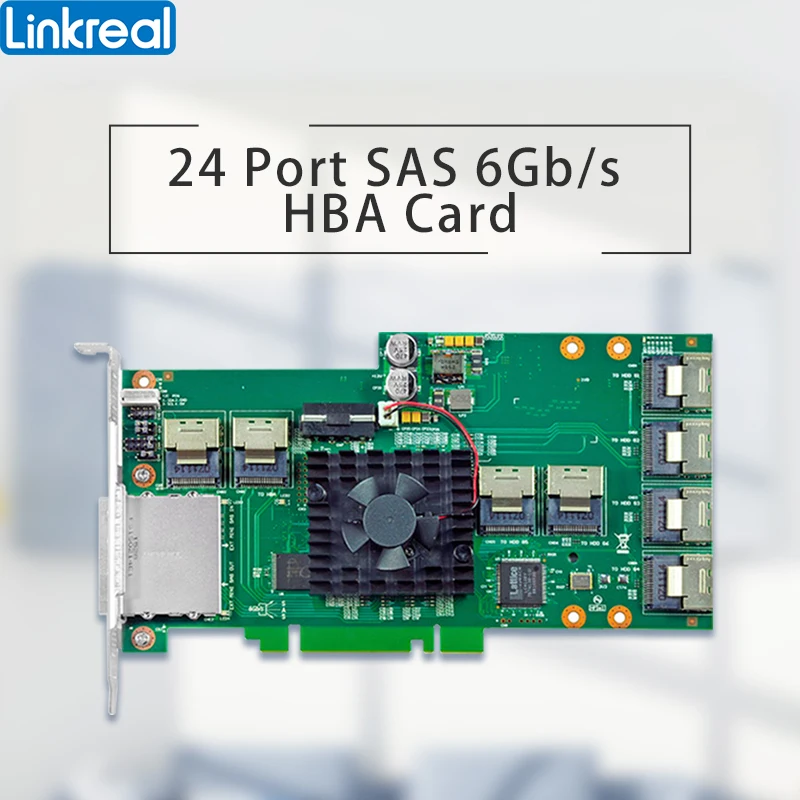 

Linkreal 24 Порты и разъёмы SAS 6 ГБ/сек. расширения Card-LRSA6X36-24I