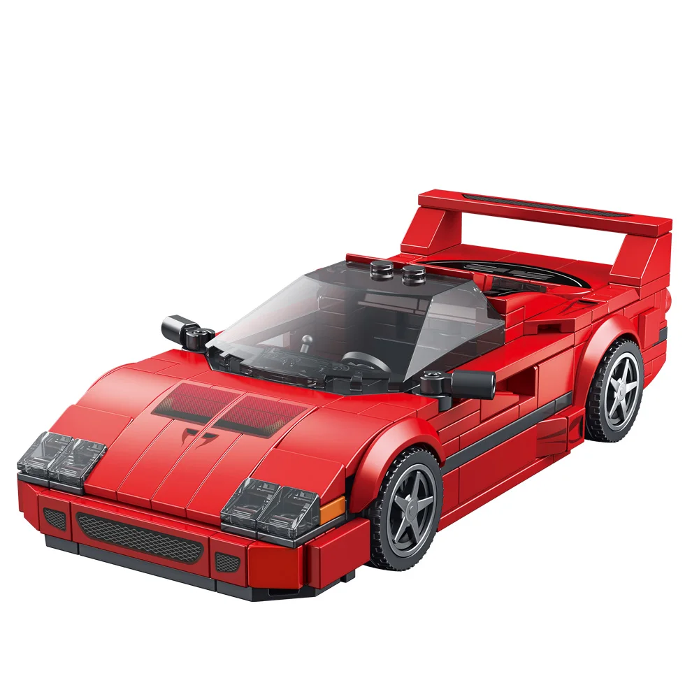 Speed Champions Series Racing Sports Vehiclea Technique Car Supercar Building Blocks Set Bricks Classic MOC Model Toys For Kids