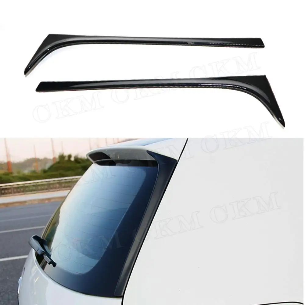 

ABS Gloss Black Car Styling Rear Wing Side Spoiler Lip For Volkswagen Polo Standard 2011-2018 Not GTI R Body Kits