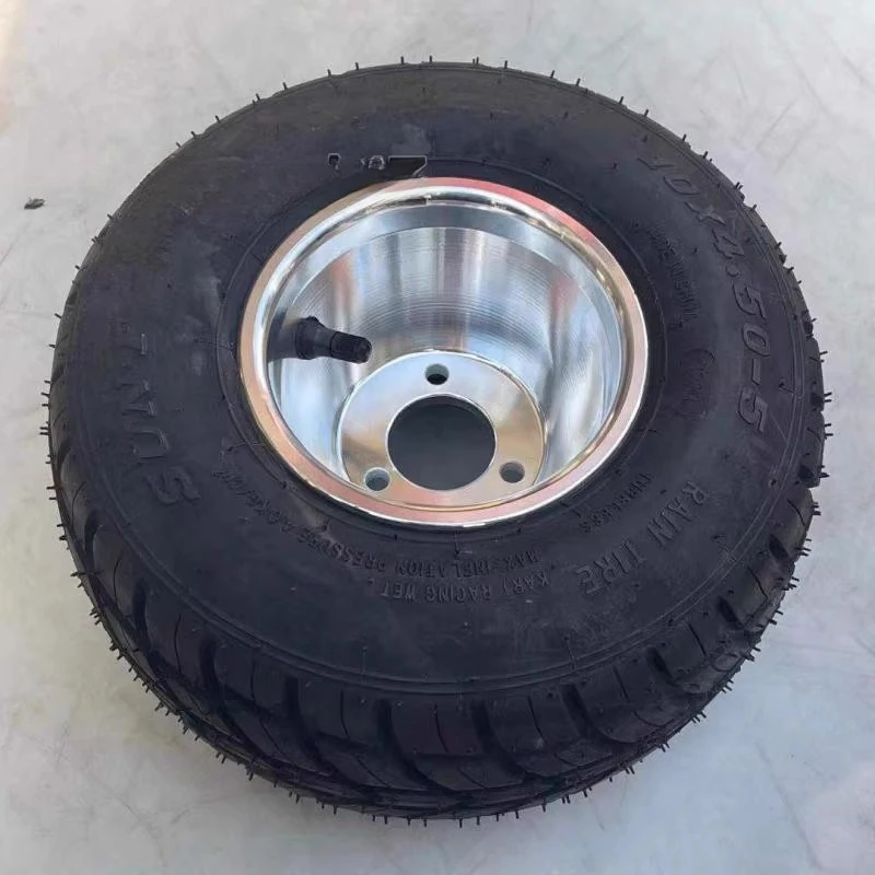 

Suitable for DIY Box Kart Accessories Venue Sports Car 10X4.50-5 11X7.10-5 Inch Rain Tire Hub