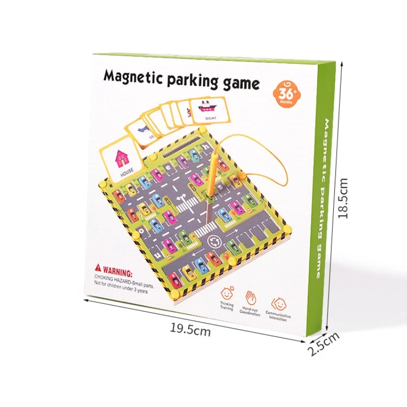 Montessori Magnetische Alphabet Labyrinth Brief Puzzle Holz Pädagogisches Spielzeug Parkplatz Zeichenbrett Frühen Lernen Aktivitäten Geschenke