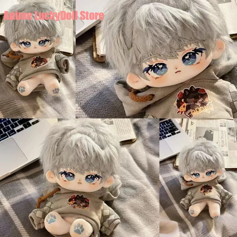 20CM Anime Xavier Love and deepspace Handsome Boy Cosplay Plush Idol Doll Soft Cotton Body Dress Up Kawaii Mascot Birthday Gift